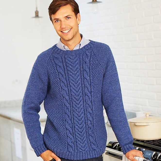 mens pattern sweater