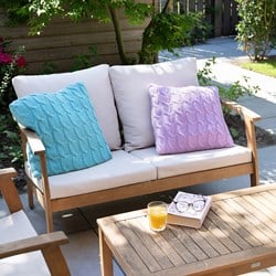 Knitted Cable Cushion Knitting Kit