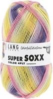 Lang Yarns Super Soxx Color 4-PLY 510 Yellow/Purple/Orange/Rose 1143 Cape Town