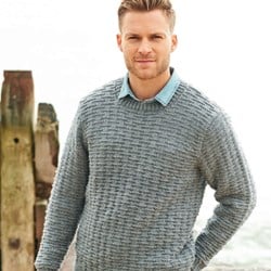 Knitting Pattern Stylecraft Life Aran No. 9022 Men’s Sweater