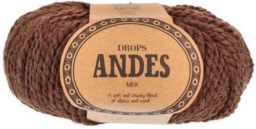 Drops Andes Mix 9026 Medium Brown