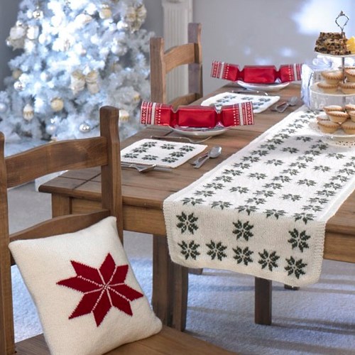 Knitting Pattern Stylecraft Life DK No. 9033 Cushions, Placemats, and Table Runner
