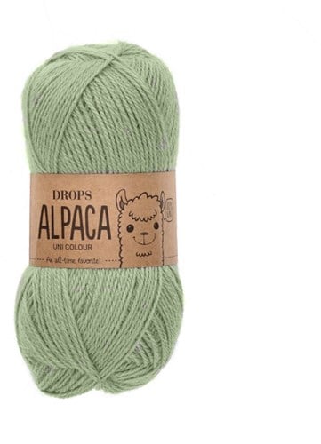 Drops Alpaca Uni Colour 9038 Light Seagreen