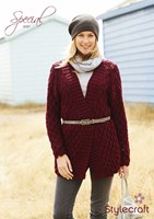 Knitting Pattern Stylecraft Special Aran No. 9073 Jacket-3