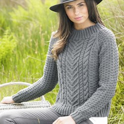 Knitting Pattern Stylecraft Special Aran No. 9075 Sweater