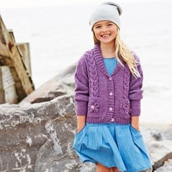 Knitting Pattern Stylecraft Life DK No. 9194 Girls’ Cardigans
