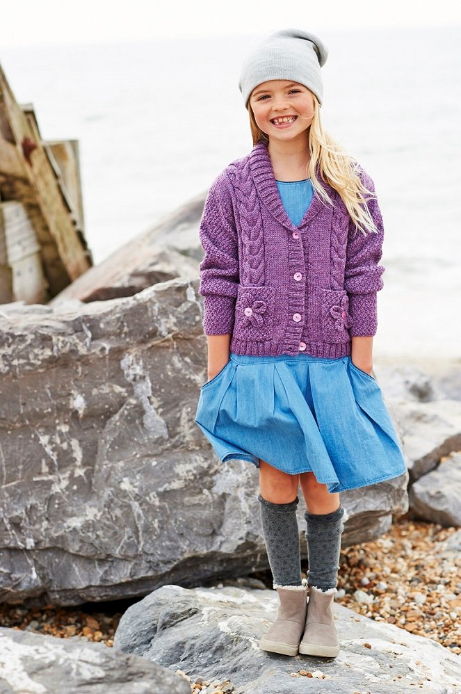 Knitting Pattern Stylecraft Life DK No. 9194 Girls’ Cardigans ...