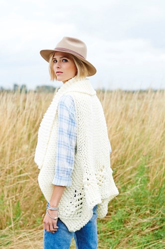 Knitting Pattern Stylecraft Special XL Super Chunky No. 9224 Waistcoat-2