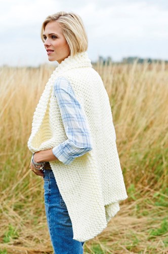 Knitting Pattern Stylecraft Special XL Super Chunky No. 9224 Waistcoat-3
