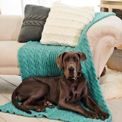 Knitting Pattern Stylecraft Special XL Super Chunky No. 9226 Cable Throw and Cushions