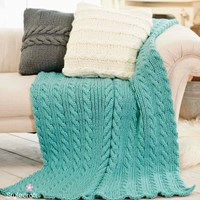 Knitting Pattern Stylecraft Special XL Super Chunky No. 9226 Cable Throw and Cushions-2