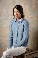 Knitting Pattern Stylecraft Batik DK No. 9292 Cable Sweater and Cardigan-2