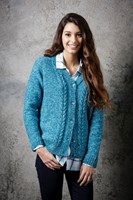 Knitting Pattern Stylecraft Batik DK No. 9292 Cable Sweater and Cardigan-3