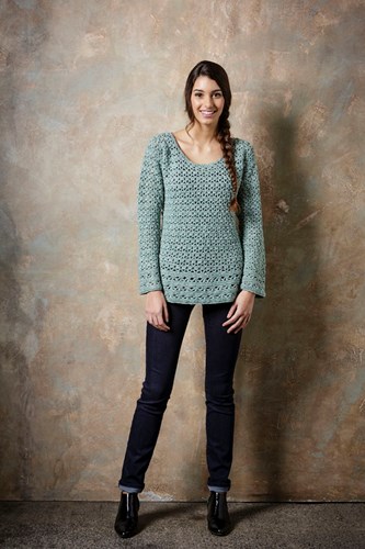 Crochet Pattern Stylecraft Batik DK No. 9294 Sweater and Waistcoat-2