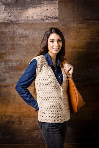 Crochet Pattern Stylecraft Batik DK No. 9294 Sweater and Waistcoat-3