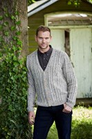 Knitting Pattern Stylecraft Special Aran With Wool No. 9341 Men’s Sweater and Cardigan-2