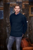 Knitting Pattern Stylecraft Special Aran With Wool No. 9342 Men’s Sweater and Cardigan-2