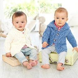Knitting Pattern Stylecraft Special for Babies Aran No. 9344 Baby Cardigans