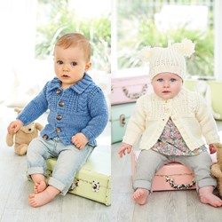 Knitting Pattern Stylecraft Special for Babies Aran No. 9345 Baby Cardigans