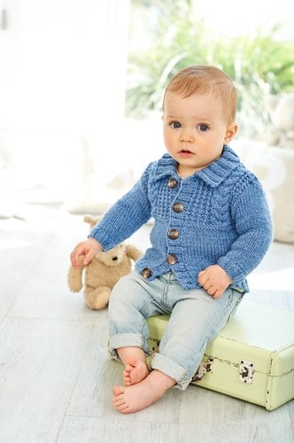 Baby aran cardigan knitting pattern hotsell