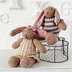 Knitting Pattern Stylecraft Special & Batik DK No. 9355 Cuddly Rabbit and Hat