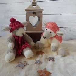 Knitting Pattern Stylecraft Batik & Special DK No. 9356 Sleepy Sheep Toy and Hat