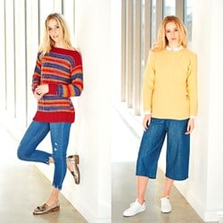 Knitting Pattern Stylecraft Wondersoft Merry Go Round DK No. 9395 Sweaters