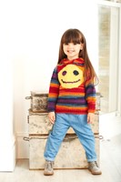 Knitting Pattern Stylecraft Wondersoft Merry Go Round DK No. 9397 Girls sweaters-3