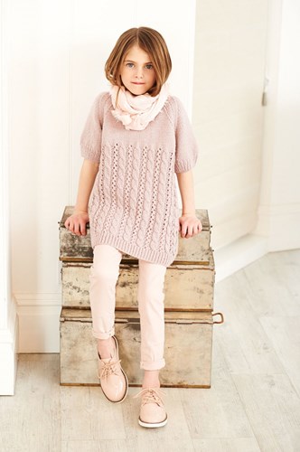 Knitting Pattern Stylecraft Special DK No. 9399 Girls’ Dress and Tunic-2
