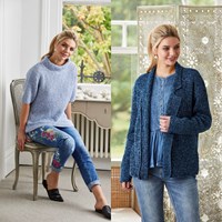 Knitting Pattern Stylecraft Batik DK No. 9420 Jacket and Roll Neck Top