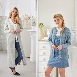 Knitting Pattern Stylecraft Batik DK No. 9421 Cardigans