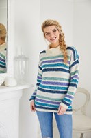 Knitting Pattern Stylecraft Batik DK No. 9422 Sweater and Cardigan-2