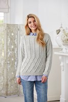 Knitting Pattern Stylecraft Batik DK No. 9423 Sweater and Shawl-2