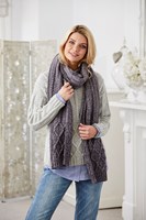 Knitting Pattern Stylecraft Batik DK No. 9423 Sweater and Shawl-3