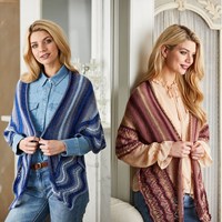 Knitting Pattern Stylecraft Cabaret DK No. 9424 Shawls