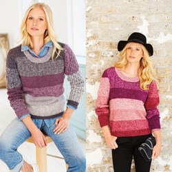 Knitting Pattern Stylecraft Batik Swirl DK No. 9482 Sweaters and Mittens