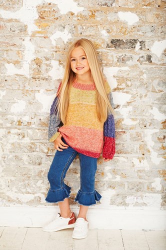 Knitting Pattern Stylecraft Batik Swirl DK No. 9484 Kids’ Sweater, Scarf and Hat-2