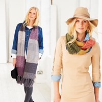 Knitting Pattern Stylecraft Batik Swirl DK No. 9486 Scarves