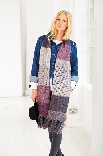 Knitting Pattern Stylecraft Batik Swirl DK No. 9486 Scarves-2