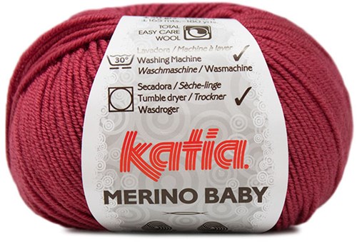 Katia Merino Baby 094 Raspberry red