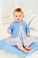 Knitting Pattern Stylecraft Bambino DK No. 9500 Baby Cardigan and Sweater-2