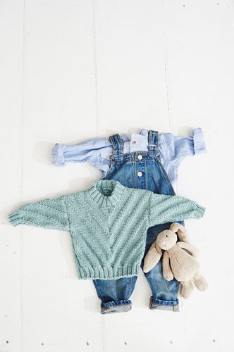 Knitting Pattern Stylecraft Bambino DK No. 9500 Baby Cardigan and Sweater-3