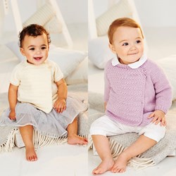 Knitting Pattern Stylecraft Bambino DK No. 9503 Baby Cardigans