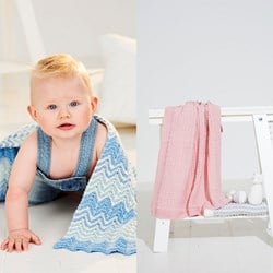 Knitting Pattern Stylecraft Bambino DK No. 9506 Baby Blankets