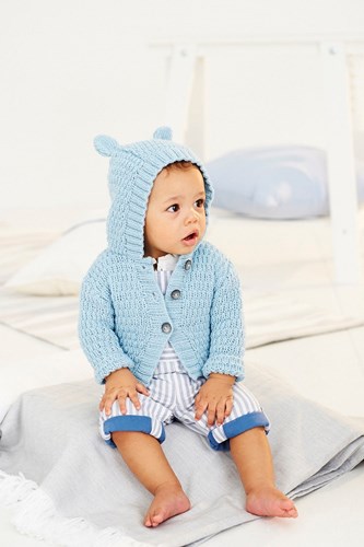 Knitting Pattern Stylecraft Bambino DK No. 9529 Baby Hoodies-2