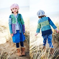 Knitting Pattern Stylecraft Batik Swirl DK No. 9539 Kids’ Cardigans and Mittens