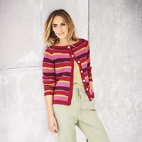 Knitting Pattern Stylecraft Bellissima DK No. 9581 Striped Cardigans