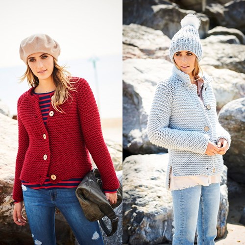 Knitting Pattern Stylecraft Special XL Super Chunky No. 9594 Cardigans