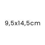 9,5 x 14,5 cm