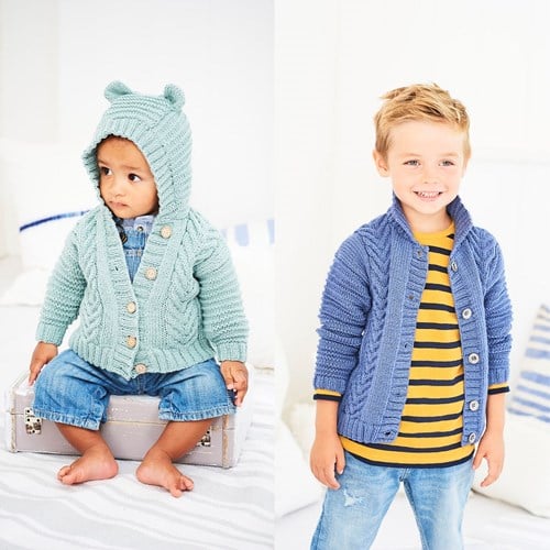 Knitting Pattern Stylecraft Bambino DK No. 9605 Boys Jackets